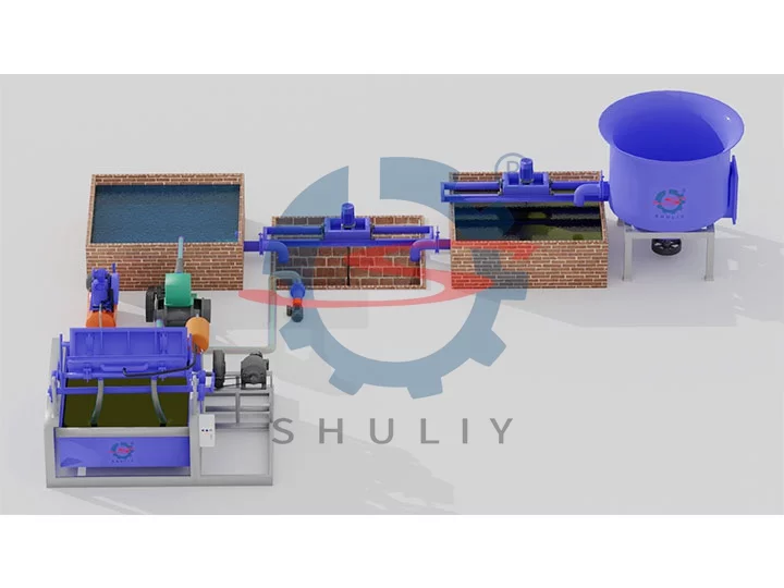 Máquina de garantia de produção de moldagem de celulose