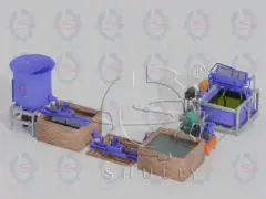 Máquina pequeña para fabricar bandejas de huevos