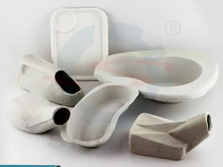 Various types of disposable bedpans